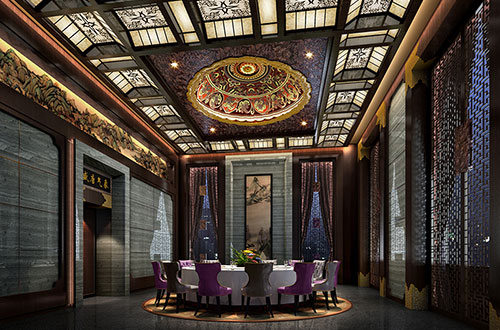 双鸭山低调奢华的新中式酒店设计效果图