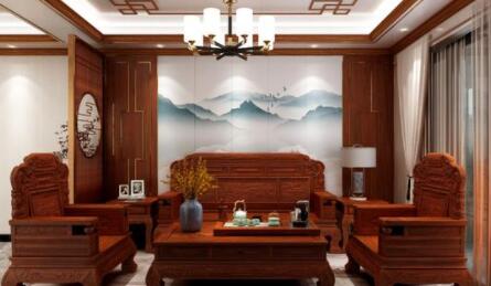双鸭山中式装修空间中的中式美
